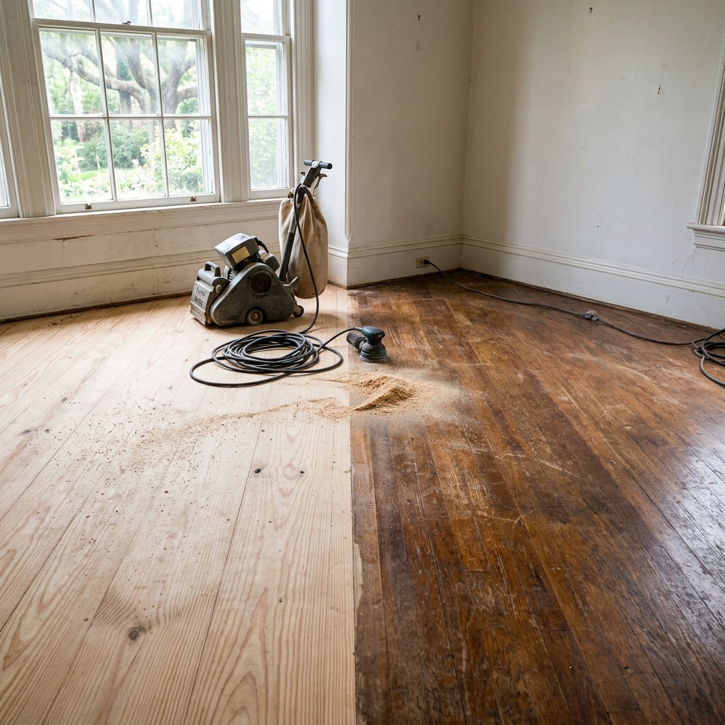 Hardwood sand and finish Atlanta